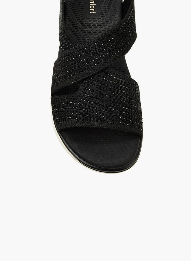 لو كونفورت صنادل بكعب مسطح للنساء - Image 4